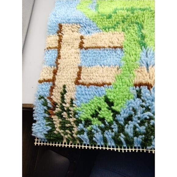 Vintage COMPLETE Caron Muppet Kermit the Frog Latch Hook Kit # K3170 Craft 1978 - Picture 5 of 6